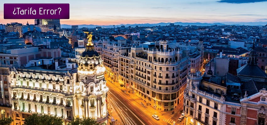 ¡TARIFA ERROR! MADRID: FIN DE SEMANA EN HOTEL 4* POR SÓLO 2,50€
