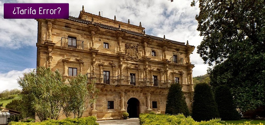 ¡TARIFA ERROR! FIN DE SEMANA EN HOTEL PALACIO CÁNTABRO CON DESAYUNO POR SÓLO 9€