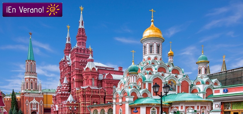 RUSIA: 8 DÍAS VISITANDO MOSCÚ Y SAN PETERSBURGO DESDE SÓLO 1198€