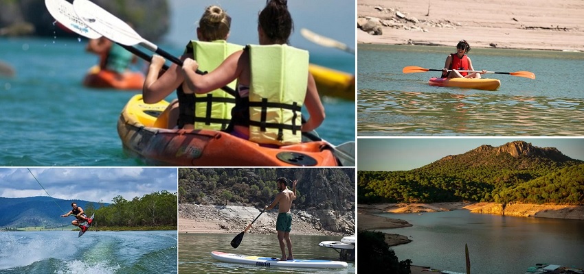 Wakea Experience 🌊 kayak, paddle surf o wakeboard con descuento en el Pantano de San Juan de Madrid