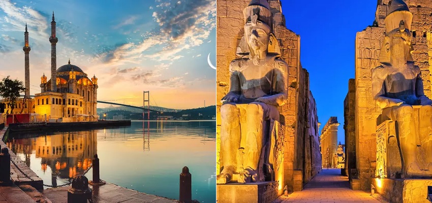 Turquía y Egipto: 7 noches en hoteles 5* con vuelos, traslados y extras por 899€