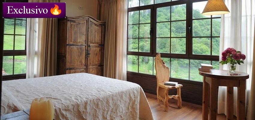El Quesar de Gamoneo: 2 noches con bañera de hidromasaje, desayunos y extras por 89,95€ 🛀